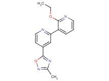 2'-ethoxy-4-(3-methyl-1,2,4-oxadiazol-5-yl)-2,3'-bipyridine