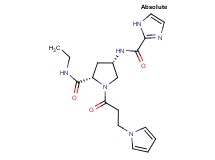 (4S)-N-ethyl-4-[(1H-imidazol-2-ylcarbonyl)amino]-1-[3-(1H-pyrrol-1-yl)propanoyl]-L-prolinamide
