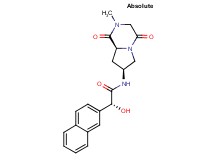 (2R)-2-hydroxy-N-[(7S,8aS)-2-methyl-1,4-dioxooctahydropyrrolo[1,2-a]pyrazin-7-yl]-2-(2-naphthyl)acetamide