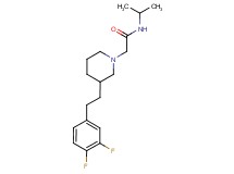 2-{3-[2-(3,4-difluorophenyl)ethyl]-1-piperidinyl}-N-isopropylacetamide