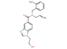 N-allyl-1-(2-hydroxyethyl)-N-(2-methylbenzyl)-1H-benzimidazole-5-carboxamide
