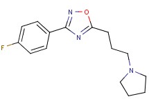 3-(4-fluorophenyl)-5-[3-(1-pyrrolidinyl)propyl]-1,2,4-oxadiazole trifluoroacetate