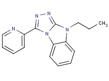 9-propyl-3-(2-pyridinyl)-9H-[1,2,4]triazolo[4,3-a]benzimidazole