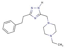 1-ethyl-4-{[3-(2-phenylethyl)-1H-1,2,4-triazol-5-yl]methyl}piperazine