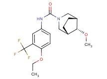 (8-syn)-N-[4-ethoxy-3-(trifluoromethyl)phenyl]-8-methoxy-3-azabicyclo[3.2.1]octane-3-carboxamide