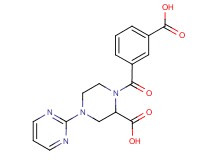 1-(3-carboxybenzoyl)-4-pyrimidin-2-ylpiperazine-2-carboxylic acid