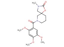 3-methyl-7-(2,4,5-trimethoxybenzoyl)-1-oxa-3,7-diazaspiro[4.5]decan-2-one