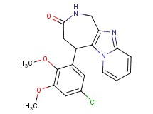 5-(5-chloro-2,3-dimethoxyphenyl)-1,2,4,5-tetrahydro-3H-pyrido[1',2':1,2]imidazo[4,5-c]azepin-3-one