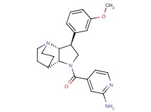 4-{[(3S*,3aR*,7aR*)-3-(3-methoxyphenyl)hexahydro-4,7-ethanopyrrolo[3,2-b]pyridin-1(2H)-yl]carbonyl}pyridin-2-amine