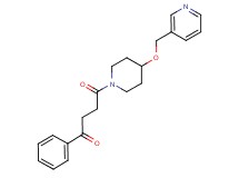 4-oxo-1-phenyl-4-[4-(3-pyridinylmethoxy)-1-piperidinyl]-1-butanone