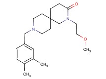 9-(3,4-dimethylbenzyl)-2-(2-methoxyethyl)-2,9-diazaspiro[5.5]undecan-3-one