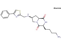 (3S,7S,8aS)-3-(4-aminobutyl)-7-{[(4-phenyl-1,3-thiazol-2-yl)methyl]amino}hexahydropyrrolo[1,2-a]pyrazine-1,4-dione