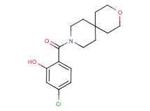 5-chloro-2-(3-oxa-9-azaspiro[5.5]undec-9-ylcarbonyl)phenol