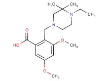 2-[(4-ethyl-3,3-dimethylpiperazin-1-yl)methyl]-3,5-dimethoxybenzoic acid