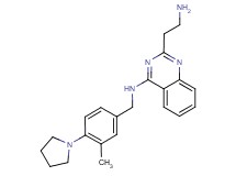 2-(2-aminoethyl)-N-[3-methyl-4-(1-pyrrolidinyl)benzyl]-4-quinazolinamine dihydrochloride