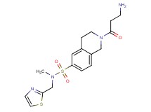 2-beta-alanyl-N-methyl-N-(1,3-thiazol-2-ylmethyl)-1,2,3,4-tetrahydroisoquinoline-6-sulfonamide