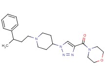 4-({1-[1-(3-phenylbutyl)-4-piperidinyl]-1H-1,2,3-triazol-4-yl}carbonyl)morpholine