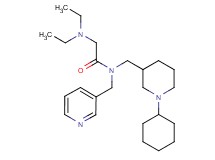 N~1~-[(1-cyclohexyl-3-piperidinyl)methyl]-N~2~,N~2~-diethyl-N~1~-(3-pyridinylmethyl)glycinamide