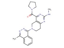 N-methyl-6-(4-methylphthalazin-1-yl)-4-(pyrrolidin-1-ylcarbonyl)-5,6,7,8-tetrahydropyrido[4,3-d]pyrimidin-2-amine