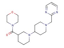 3-(morpholin-4-ylcarbonyl)-1'-(pyrimidin-2-ylmethyl)-1,4'-bipiperidine
