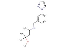 (3-methoxy-1,3-dimethylbutyl)[3-(1H-pyrazol-1-yl)benzyl]amine