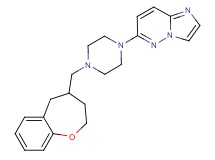 6-[4-(2,3,4,5-tetrahydro-1-benzoxepin-4-ylmethyl)piperazin-1-yl]imidazo[1,2-b]pyridazine