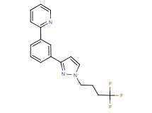 2-{3-[1-(4,4,4-trifluorobutyl)-1H-pyrazol-3-yl]phenyl}pyridine