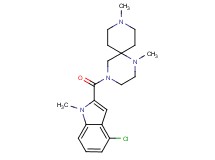 4-[(4-chloro-1-methyl-1H-indol-2-yl)carbonyl]-1,9-dimethyl-1,4,9-triazaspiro[5.5]undecane