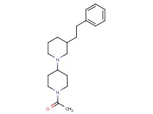 1'-acetyl-3-(2-phenylethyl)-1,4'-bipiperidine