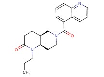 (4aS*,8aR*)-1-propyl-6-(quinolin-5-ylcarbonyl)octahydro-1,6-naphthyridin-2(1H)-one