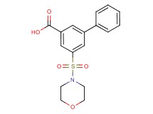 5-(morpholin-4-ylsulfonyl)biphenyl-3-carboxylic acid