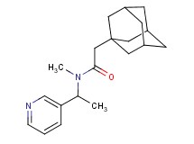 2-(1-adamantyl)-N-methyl-N-(1-pyridin-3-ylethyl)acetamide