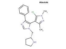 5-chloro-1,3-dimethyl-4-{4-phenyl-1-[(2R)-2-pyrrolidinylmethyl]-1H-imidazol-5-yl}-1H-pyrazole dihydrochloride