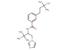 3-(3-hydroxy-3-methylbutyl)-N-[1-(1H-imidazol-1-ylmethyl)-2,2-dimethylpropyl]benzamide