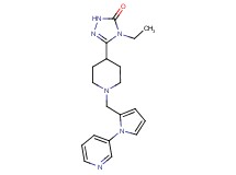 4-ethyl-5-{1-[(1-pyridin-3-yl-1H-pyrrol-2-yl)methyl]piperidin-4-yl}-2,4-dihydro-3H-1,2,4-triazol-3-one