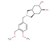 (3aR*,5S*,6S*,7aS*)-2-[4-methoxy-3-(methoxymethyl)benzyl]octahydro-1H-isoindole-5,6-diol