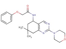 N-[7,7-dimethyl-2-(4-morpholinyl)-5,6,7,8-tetrahydro-5-quinazolinyl]-2-phenoxyacetamide