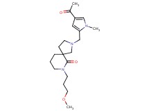 2-[(4-acetyl-1-methyl-1H-pyrrol-2-yl)methyl]-7-(3-methoxypropyl)-2,7-diazaspiro[4.5]decan-6-one