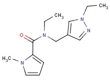 N-ethyl-N-[(1-ethyl-1H-pyrazol-4-yl)methyl]-1-methyl-1H-pyrrole-2-carboxamide