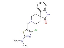 1'-{[4-chloro-2-(dimethylamino)-1,3-thiazol-5-yl]methyl}spiro[indole-3,4'-piperidin]-2(1H)-one