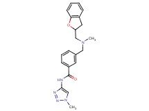 3-{[(2,3-dihydro-1-benzofuran-2-ylmethyl)(methyl)amino]methyl}-N-(1-methyl-1H-1,2,3-triazol-4-yl)benzamide