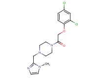 1-[(2,4-dichlorophenoxy)acetyl]-4-[(1-methyl-1H-imidazol-2-yl)methyl]piperazine