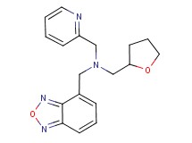 (2,1,3-benzoxadiazol-4-ylmethyl)(pyridin-2-ylmethyl)(tetrahydrofuran-2-ylmethyl)amine