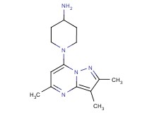 1-(2,3,5-trimethylpyrazolo[1,5-a]pyrimidin-7-yl)-4-piperidinamine dihydrochloride