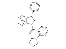 (3R*,3aR*,7aR*)-3-phenyl-1-(2-pyrrolidin-1-ylbenzoyl)octahydro-4,7-ethanopyrrolo[3,2-b]pyridine