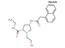 (4S)-N-ethyl-1-(2-hydroxyethyl)-4-[(1-naphthylacetyl)amino]-L-prolinamide
