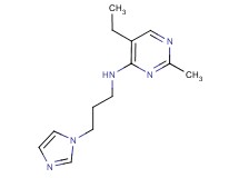 5-ethyl-N-[3-(1H-imidazol-1-yl)propyl]-2-methylpyrimidin-4-amine
