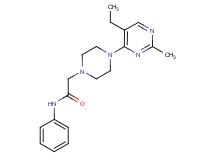 2-[4-(5-ethyl-2-methylpyrimidin-4-yl)piperazin-1-yl]-N-phenylacetamide