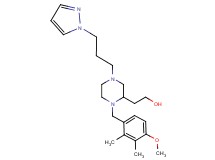 2-{1-(4-methoxy-2,3-dimethylbenzyl)-4-[3-(1H-pyrazol-1-yl)propyl]-2-piperazinyl}ethanol