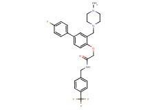 2-({4'-fluoro-3-[(4-methyl-1-piperazinyl)methyl]-4-biphenylyl}oxy)-N-[4-(trifluoromethyl)benzyl]acetamide